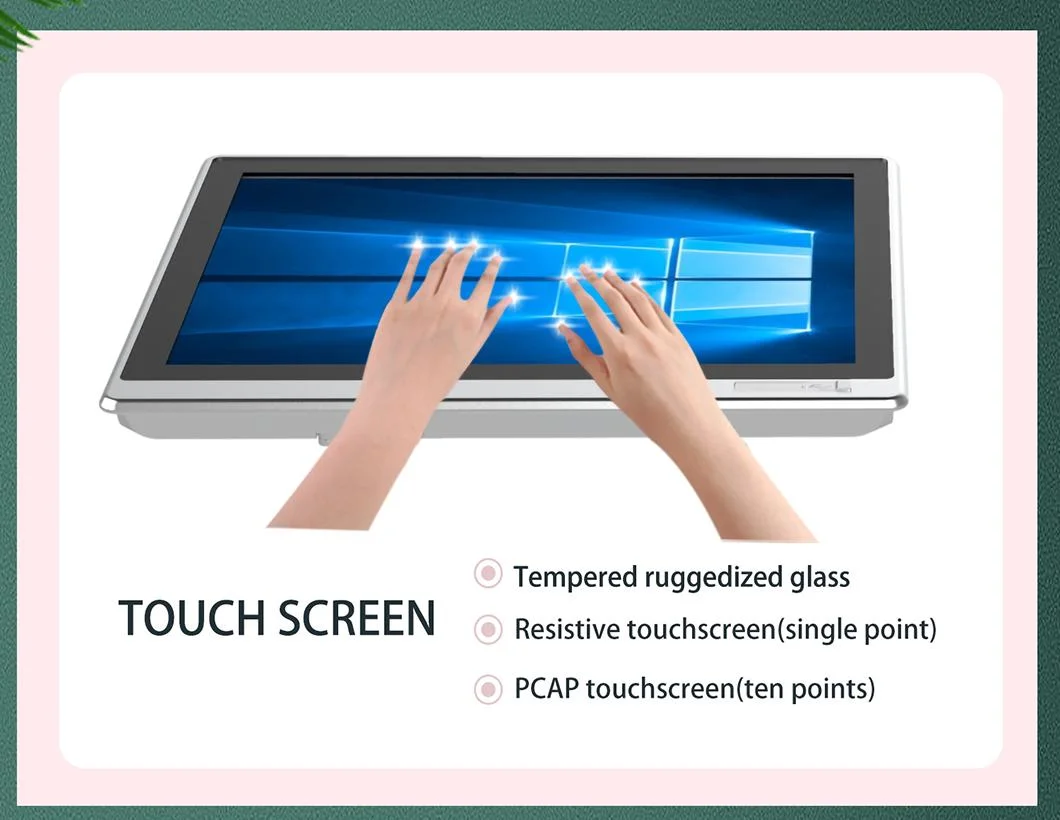 15 Inch Industrial Embedded Atex Explosion-Proof Control Panel Monitor Kvm Extender IP65 Waterproof Dustproof Capacitive Touch Screen Monitor HMI LCD Display