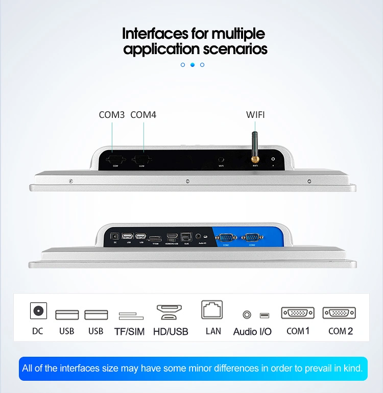 2021 Wall Mounted Desktop All-in-One PC 17inch Embedded Industrial Android Multifunction OEM ODM Touch Panel