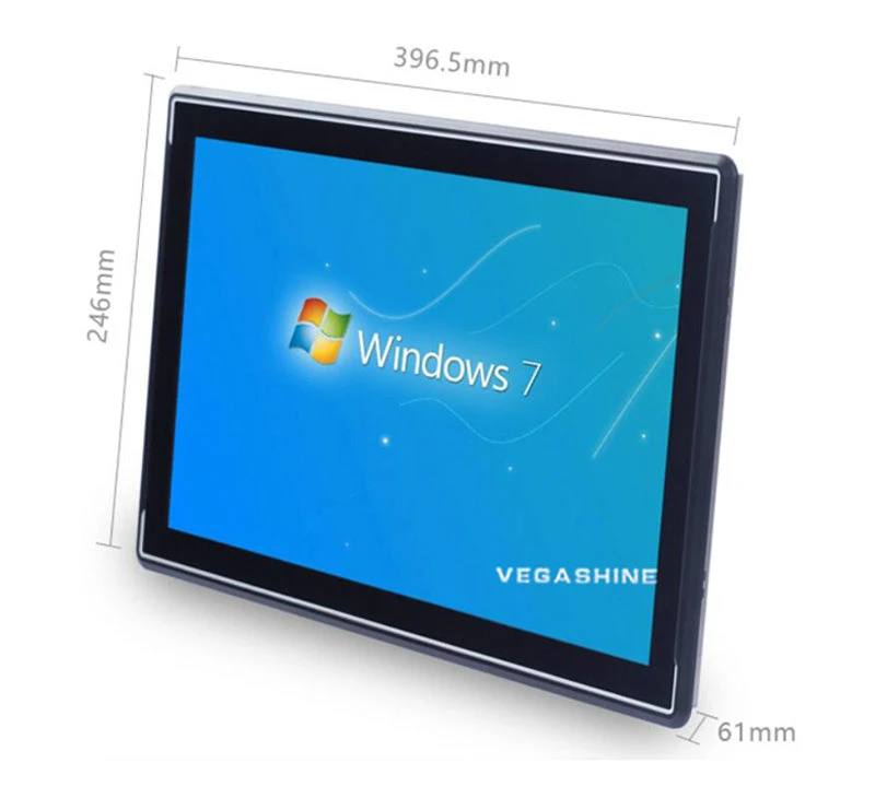 15.6 Inch I7 7500u Capacitive Touch Screen Industry Panel PC 4COM