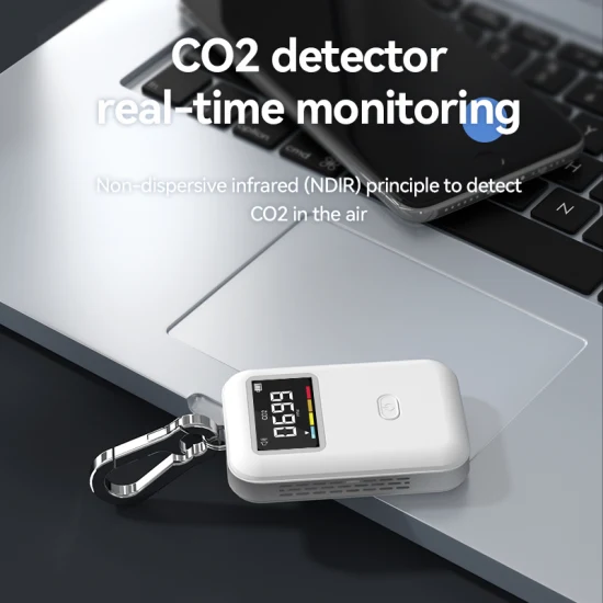 ミニスマート人気屋内赤外線センサー (NDIR) USB 充電 CO2 検出器ポータブル PPM CO2 メーターモニター二酸化炭素テスター